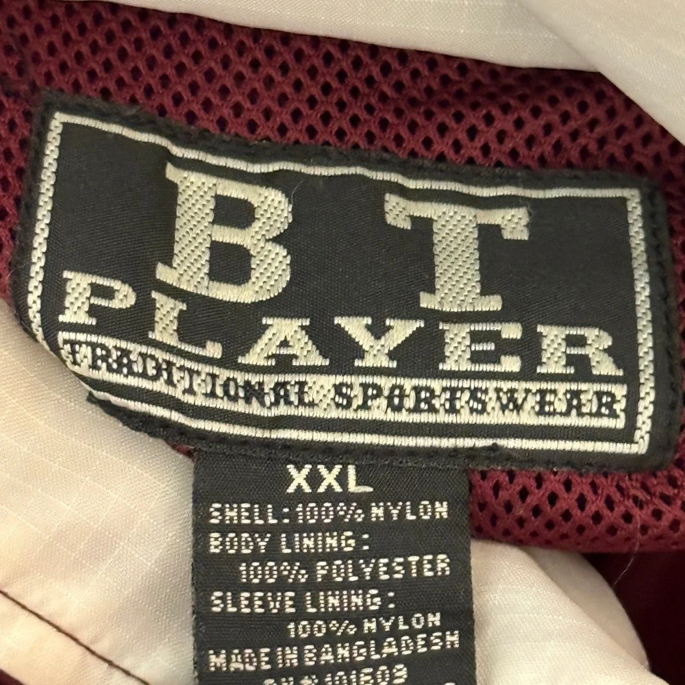 BT Player Alabama A&M University Windbreaker Jacket Maroon Mens XXL